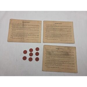 3 WAR RATION BOOKS 16-32299-1 - 1943 with 8 OPA Ration Tokens - SEE NOTES